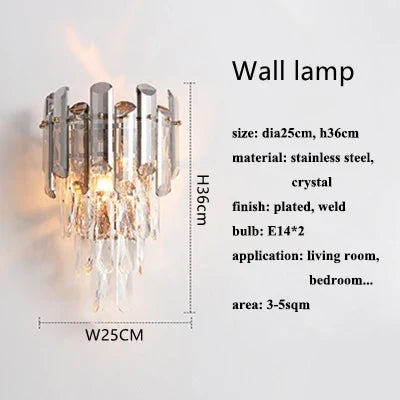 Lustre moderne en cristal K9 pour éclairage intérieur — LZ4P9XQ