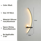 Or Gauche 85CM / Blanc chaud (sans télécommande)