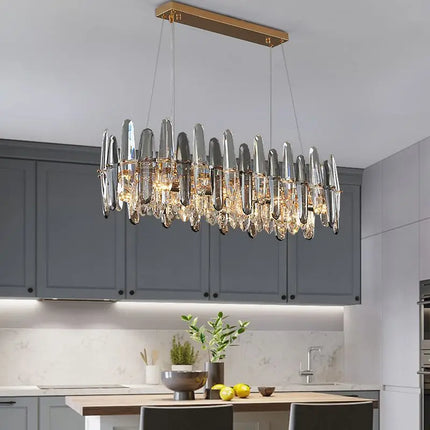 Lustre LED en cristal K9 à intensité variable pour Noël — LZ4X9P2Q