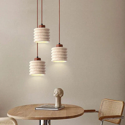 Suspension design en pierre style wabi-sabi pour intérieur — LZ7XQ2