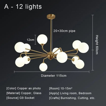 Lustre suspension LED au design nordique moderne — LZ4P9X