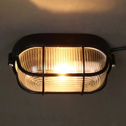 Applique murale extérieure LED E27 étanche style vintage cuivre 220V — LZ4X9QJ