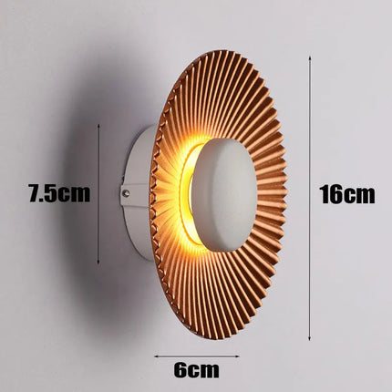 Applique murale LED disque moderne pour hôtel et restaurant — LZ4X9T2