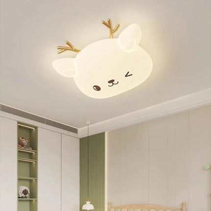 Plafonnier nordique faon pour chambre d’enfant chaleureuse — LZ7QX2