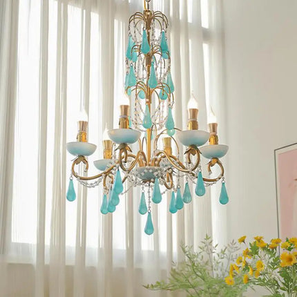 Lustre suspension créatif en forme de goutte pour décoration moderne — LZ4X9T