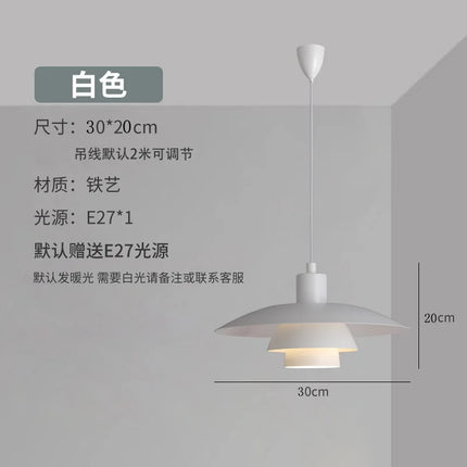Lustre danois créatif en forme de soucoupe volante pour café et restaurant — LZ4X9M