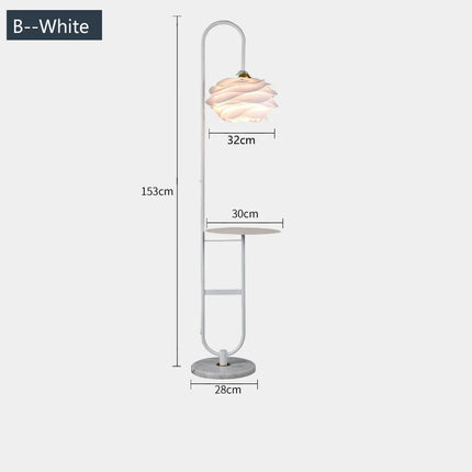 Lampadaire design en acrylique pour éclairage intérieur moderne — LZ4X9T