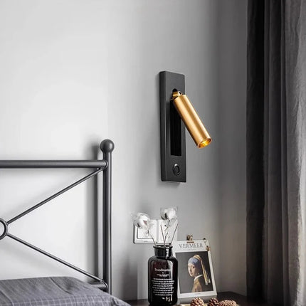 applique murale led rotative avec interrupteur pour lecture