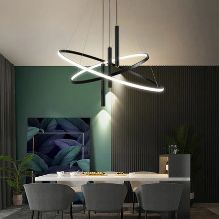 Lustre rond moderne pour éclairage décoratif intérieur — LZ4X9P2