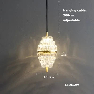 Lustre suspension LED pour éclairage moderne et élégant — LZ4X9P