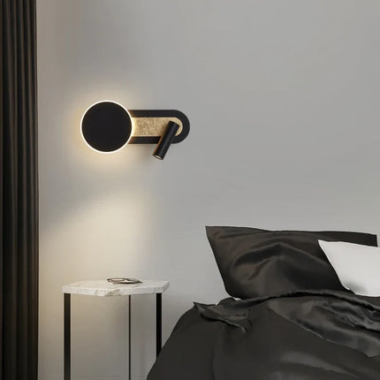 Applique murale led moderne pour hôtel avec interrupteur