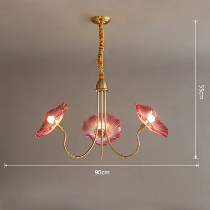 Suspension design nordique moderne à motif floral élégant pour intérieur — LZ4R9T1