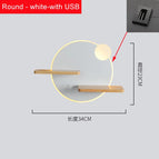 USB rond blanc