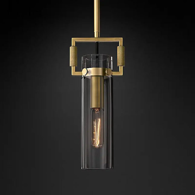 suspension en verre rétro américain style luxe décoratif