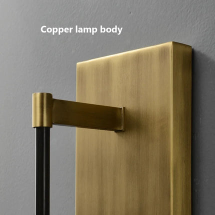 Applique murale LED luxe en verre et cuivre minimaliste 2023 — LZ4X9T