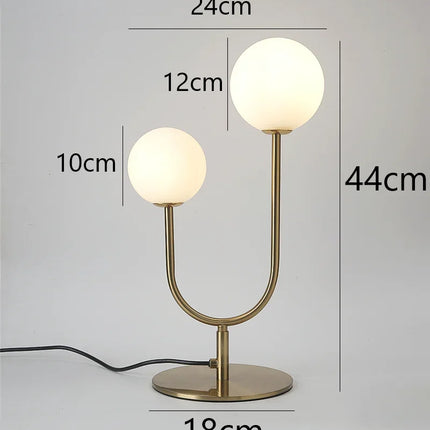 Lampadaire en verre au design nordique pour intérieur moderne — LZ4X7P