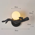 Lampe noire gauche / CHINE / Pas d'ampoule