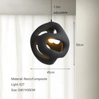 Noir 45cm / Lumière blanche 6500K