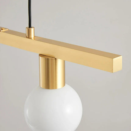 Lustre minimaliste en laiton réglable avec fil pour bar et restaurant — LZ4P9XJ
