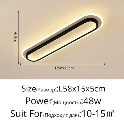 Lustre LED nordique moderne et créatif pour balcon — LZ4T9XQ