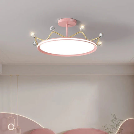 Plafonnier couronne pour chambre enfant avec protection des yeux — LZ4X9T