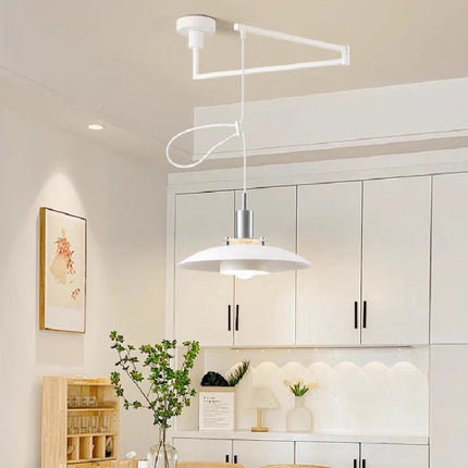 Lustre minimaliste extensible avec bras pivotant pliable — LZ4X9J