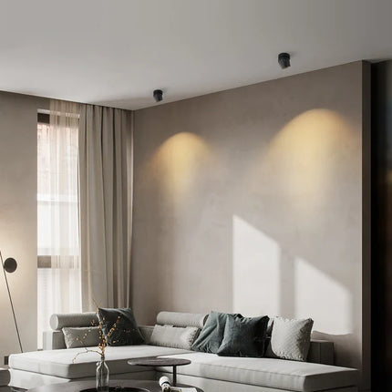Plafonnier LED rond 12W en aluminium pour salon et magasin — LZ4X9T