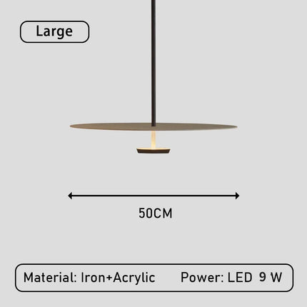 Suspension LED annulaire au design minimaliste — LZ4X9P2