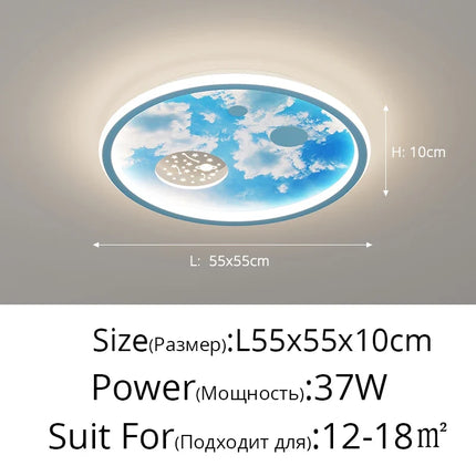 Lustre nordique lumineux style dessin animé pour enfants — LZ4X9J