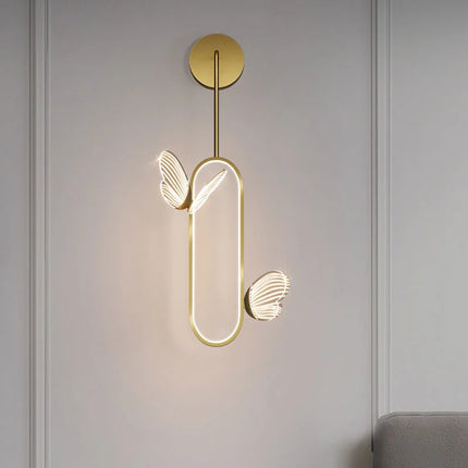 Applique murale LED papillon style nordique pour décoration intérieure — LZ4M7Q9