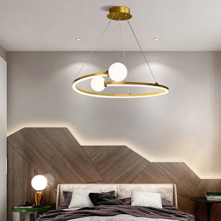 Lustre moderne en anneau pour décoration intérieure — LZ4X9T2