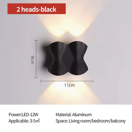 Applique murale LED étanche pour décoration lumineuse de jardin — LZ4X9Q2