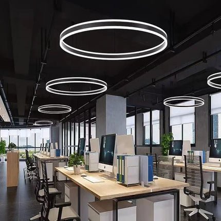 Lustre LED suspendu moderne réglable pour décoration intérieure — LZ4X9T