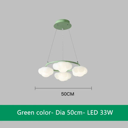 Lustre en forme de nuage avec télécommande pour enfants — LZ4D9X