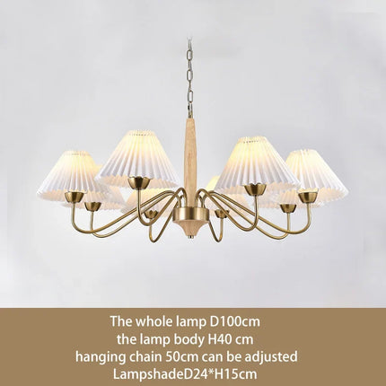 Lustre suspension élégant en bois pour cuisine et îlot — LZ4P9XQ