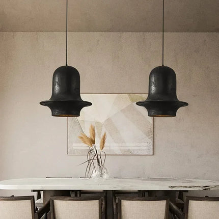 Suspension en résine style loft nordique wabi sabi — LZ4X9M
