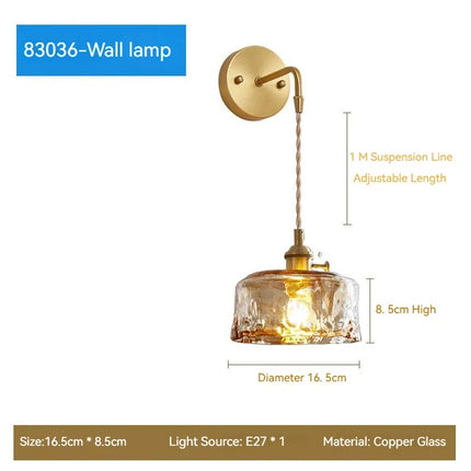 Suspension moderne en verre avec éclairage LED pour intérieur — LZ4X9J