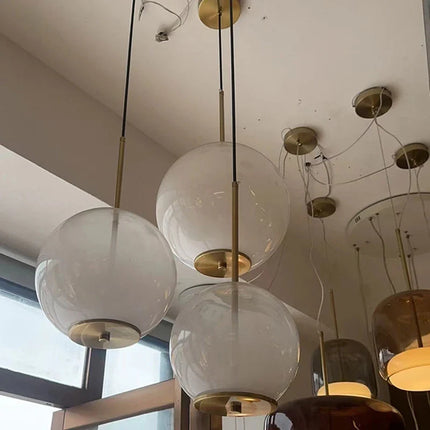 Suspension en verre au design moderne pour îlot de cuisine — LZ4X9P2