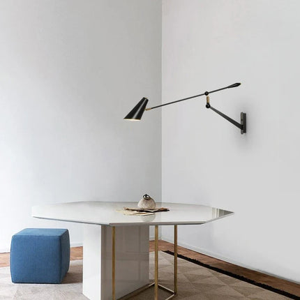 Applique murale créative à bras long avec interrupteur intégré — LZ4F9XQ