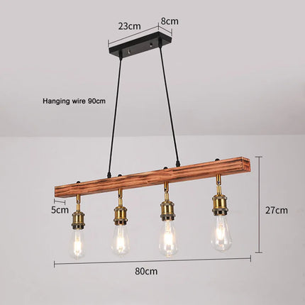 Lustre suspension style loft industriel pour bar et restaurant — LZ4X9P