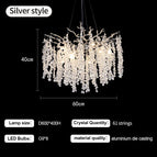 Argent 60CM / Blanc froid