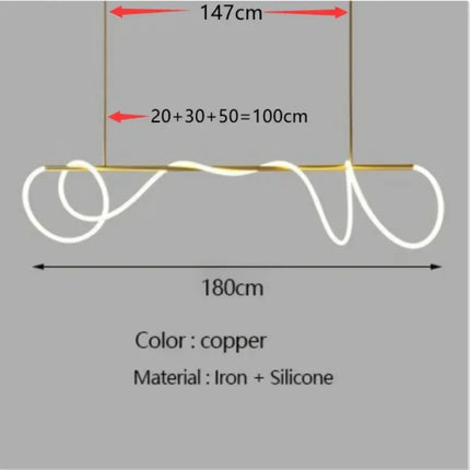 Lustre LED à intensité variable style nordique pour intérieur — LZ4X9JQ