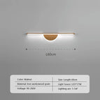 LWL128 60cm Noyer / Blanc froid