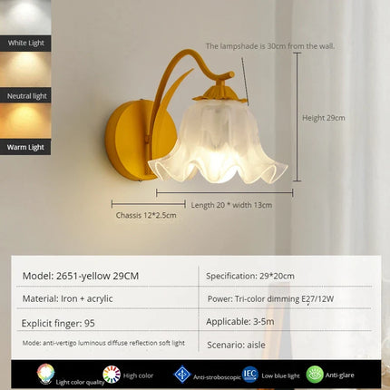 Applique murale LED au design nordique moderne pour intérieur — LZ4X9P2