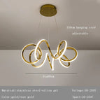 A diamètre60cm / Or rose / Changeable