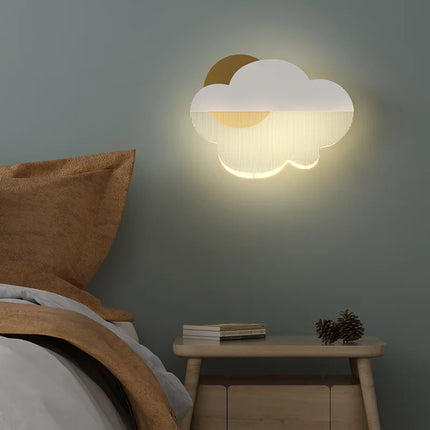 Applique murale LED en acrylique forme nuage pour ambiance lumineuse — LZ4P9XQ