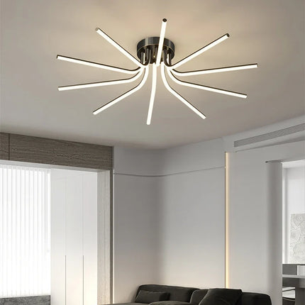 Plafonnier LED en cuivre au style moderne — LZ4X9T1