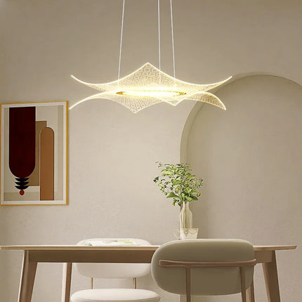 lustre en acrylique luxe créatif avec éclairage led décoratif