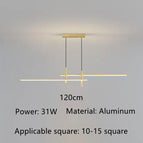 Doré 120cm / Blanc froid 6000K
