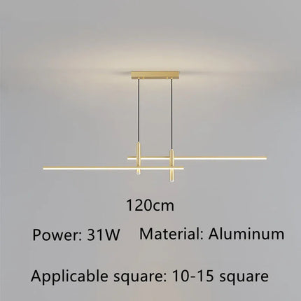lustre led moderne pour île de cuisine et salon